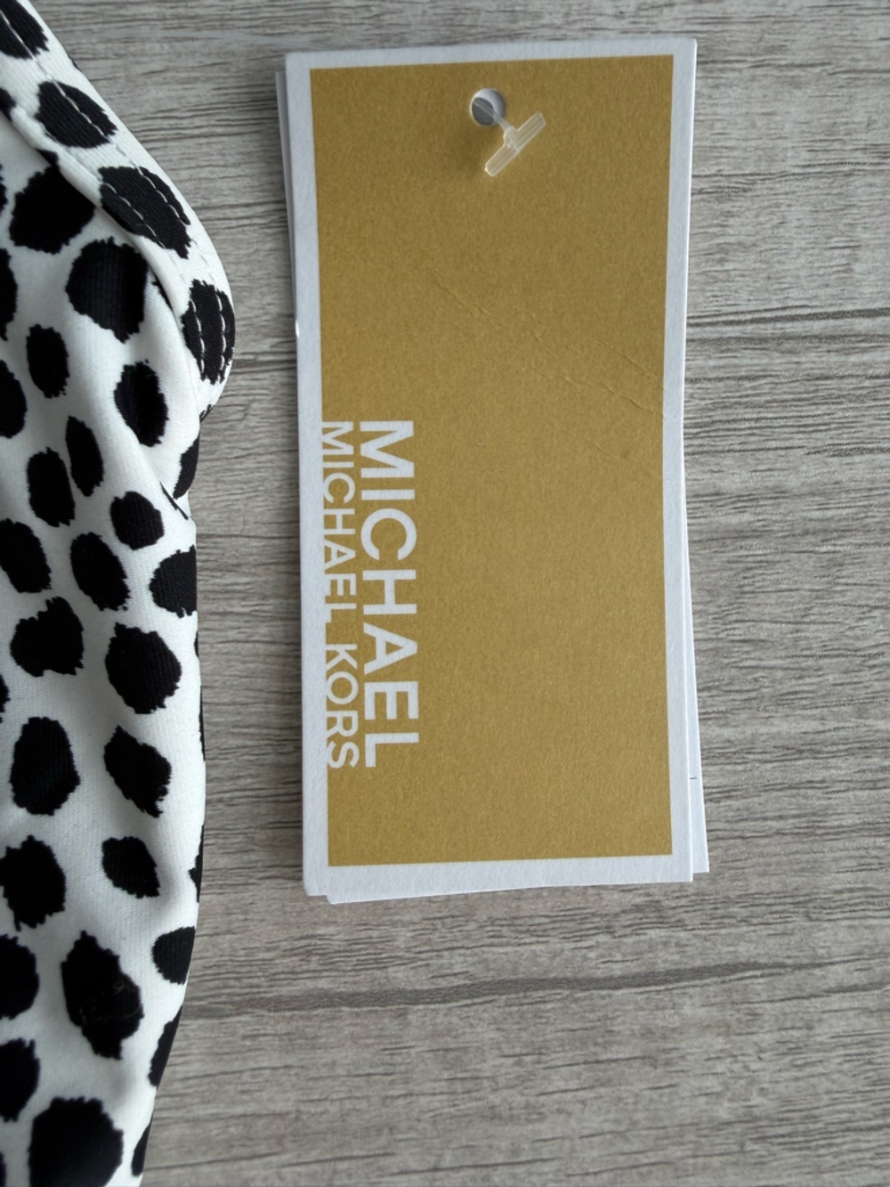 Michael Kors Women's Animal Printed Underwire Bikini Top Size Large - Picture 6 of 11